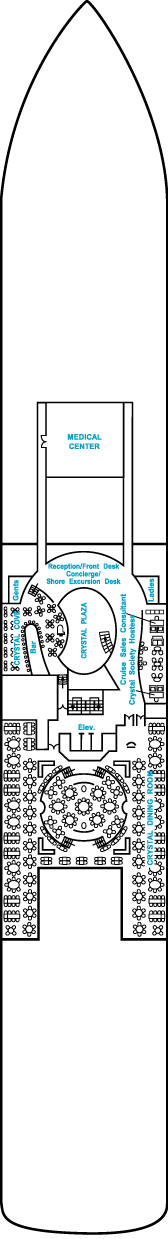 Crystal Serenity Deck Plans: Deck 5, Crystal Deck