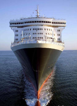 Cunard Queen Mary 2 New York dock drop off and pickup